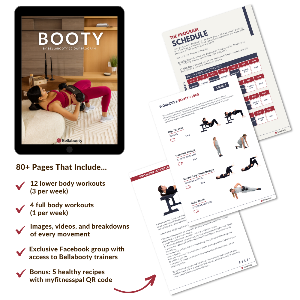 BOOTY By Bellabooty -  A 30 Day Glute Focused Program (EBook)